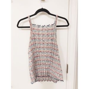 Multi-color high neck tank